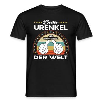 Bester urenkel der Welt - Männer T-Shirt - Schwarz - Vorne - AI Model Male 178 light (178cm)