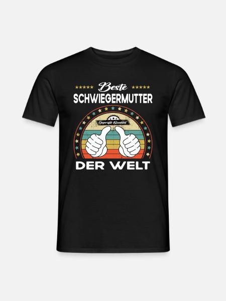 Beste schwiegermutter der Welt - Männer T-Shirt - Schwarz