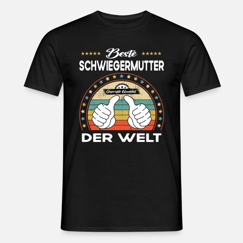 Beste schwiegermutter der Welt - Männer T-Shirt - Schwarz