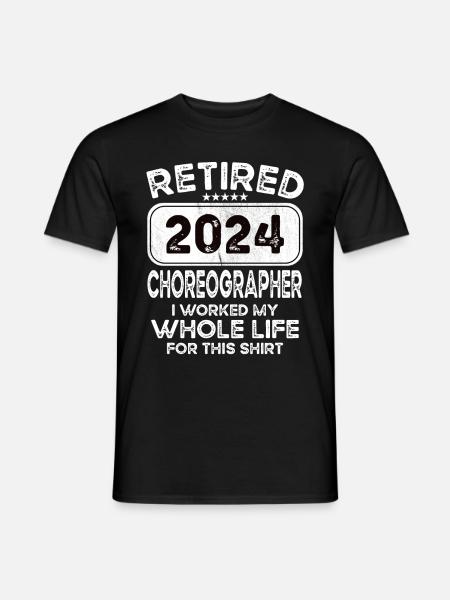 Retired Choreographer 2024 - Men's T-Shirt - black