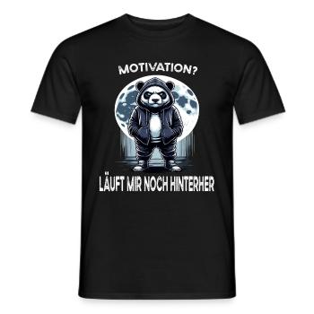 Ik haat mensen 's ochtends mopperen op kantoor grappig - Heren T-shirt - zwart - Voor - AI Model Male 178 light (178cm)