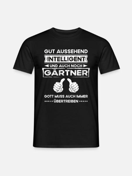 Gardener Handsome Intelligent - Men's T-Shirt - black