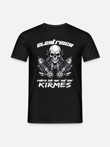 Anti Elektroauto Verbrenner Autoliebhaber Motor - Männer T-Shirt - Schwarz