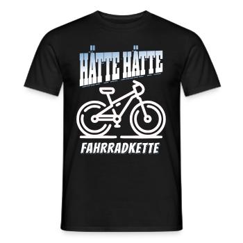 Funny Cyclist - Could Have Had Bicycle Chain - Men's T-Shirt - black - Front - AI Model Male 178 light (178cm)