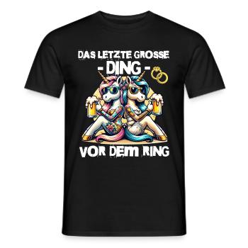 Enterrement de vie de garçon Mariée Enterrement de vie de jeune fille Grondement de femmes - T-shirt homme - noir - Devant - AI Model Male 178 light (178cm)