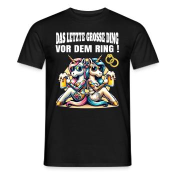 Enterrement de vie de garçon Mariée Enterrement de vie de jeune fille Grondement de femmes - T-shirt homme - noir - Devant - AI Model Male 178 light (178cm)