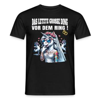 Enterrement de vie de garçon Mariée Enterrement de vie de jeune fille Grondement de femmes - T-shirt homme - noir - Devant - AI Model Male 178 light (178cm)