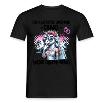 Enterrement de vie de garçon Mariée Enterrement de vie de jeune fille Grondement de femmes - T-shirt homme - noir - Devant - AI Model Male 178 light (178cm)