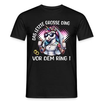 Enterrement de vie de garçon Mariée Enterrement de vie de jeune fille Grondement de femmes - T-shirt homme - noir - Devant - AI Model Male 178 light (178cm)