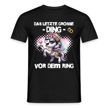Enterrement de vie de garçon Mariée Enterrement de vie de jeune fille Grondement de femmes - T-shirt homme - noir - Devant - AI Model Male 178 light (178cm)