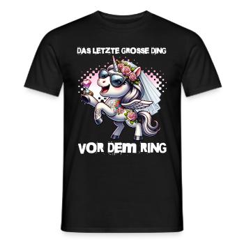 Enterrement de vie de garçon Mariée Enterrement de vie de jeune fille Grondement de femmes - T-shirt homme - noir - Devant - AI Model Male 178 light (178cm)