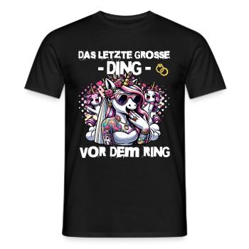 Enterrement de vie de garçon Mariée Enterrement de vie de jeune fille Grondement de femmes - T-shirt homme - noir - Devant - AI Model Male 178 light (178cm)