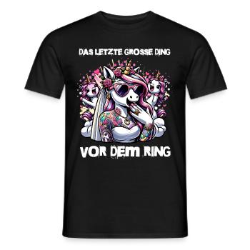 Enterrement de vie de garçon Mariée Enterrement de vie de jeune fille Grondement de femmes - T-shirt homme - noir - Devant - AI Model Male 178 light (178cm)