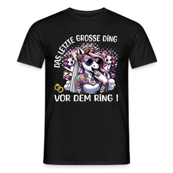 Enterrement de vie de garçon Mariée Enterrement de vie de jeune fille Grondement de femmes - T-shirt homme - noir - Devant - AI Model Male 178 light (178cm)