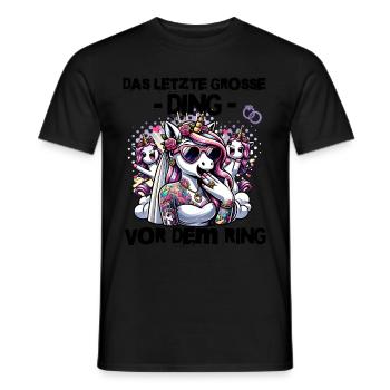 Enterrement de vie de garçon Mariée Enterrement de vie de jeune fille Grondement de femmes - T-shirt homme - noir - Devant - AI Model Male 178 light (178cm)