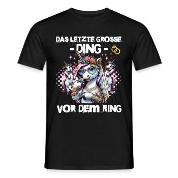 Enterrement de vie de garçon Mariée Enterrement de vie de jeune fille Grondement de femmes - T-shirt homme - noir - Devant - AI Model Male 178 light (178cm)