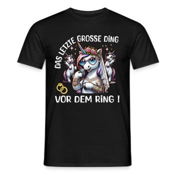 Enterrement de vie de garçon Mariée Enterrement de vie de jeune fille Grondement de femmes - T-shirt homme - noir - Devant - AI Model Male 178 light (178cm)