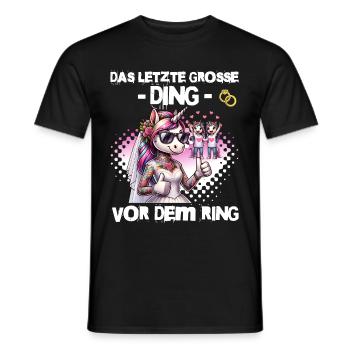 Enterrement de vie de garçon Mariée Enterrement de vie de jeune fille Grondement de femmes - T-shirt homme - noir - Devant - AI Model Male 178 light (178cm)