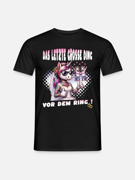 Enterrement de vie de garçon Mariée Enterrement de vie de jeune fille Grondement de femmes - T-shirt homme - noir