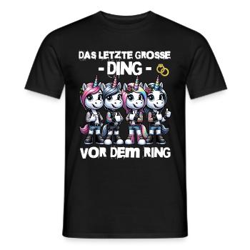 Enterrement de vie de garçon Mariée Enterrement de vie de jeune fille Grondement de femmes - T-shirt homme - noir - Devant - AI Model Male 178 light (178cm)