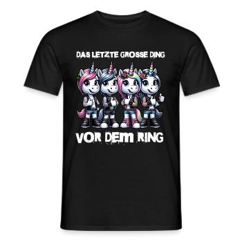 JGA Braut Junggesellinnenabschied Poltern Frauen - Männer T-Shirt - Schwarz - Vorne - AI Model Male 178 light (178cm)