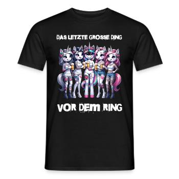 Enterrement de vie de garçon Mariée Enterrement de vie de jeune fille Grondement de femmes - T-shirt homme - noir - Devant - AI Model Male 178 light (178cm)