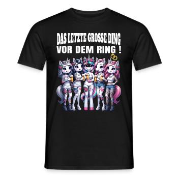 Enterrement de vie de garçon Mariée Enterrement de vie de jeune fille Grondement de femmes - T-shirt homme - noir - Devant - AI Model Male 178 light (178cm)