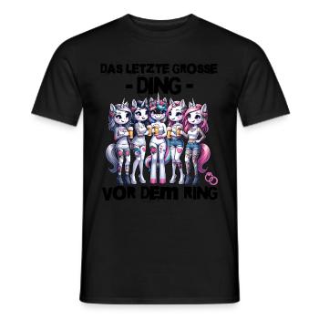 Enterrement de vie de garçon Mariée Enterrement de vie de jeune fille Grondement de femmes - T-shirt homme - noir - Devant - AI Model Male 178 light (178cm)