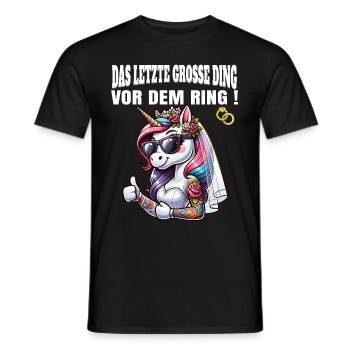 Enterrement de vie de garçon Mariée Enterrement de vie de jeune fille Grondement de femmes - T-shirt homme - noir - Devant - AI Model Male 178 light (178cm)