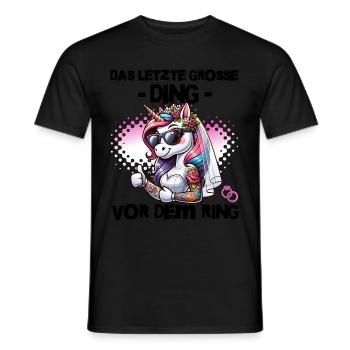 Enterrement de vie de garçon Mariée Enterrement de vie de jeune fille Grondement de femmes - T-shirt homme - noir - Devant - AI Model Male 178 light (178cm)