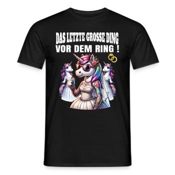 Enterrement de vie de garçon Mariée Enterrement de vie de jeune fille Grondement de femmes - T-shirt homme - noir - Devant - AI Model Male 178 light (178cm)