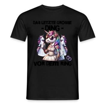 Enterrement de vie de garçon Mariée Enterrement de vie de jeune fille Grondement de femmes - T-shirt homme - noir - Devant - AI Model Male 178 light (178cm)