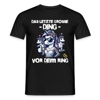 Enterrement de vie de garçon Mariée Enterrement de vie de jeune fille Grondement de femmes - T-shirt homme - noir - Devant - AI Model Male 178 light (178cm)
