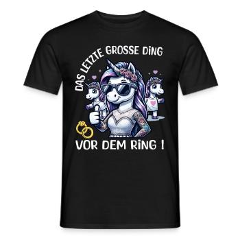 Enterrement de vie de garçon Mariée Enterrement de vie de jeune fille Grondement de femmes - T-shirt homme - noir - Devant - AI Model Male 178 light (178cm)