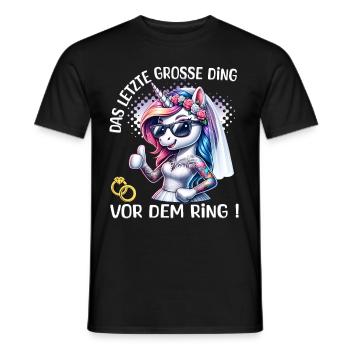 Bachelor Party Bride Hen Party Rumbling Women - Men's T-Shirt - black - Front - AI Model Male 178 light (178cm)