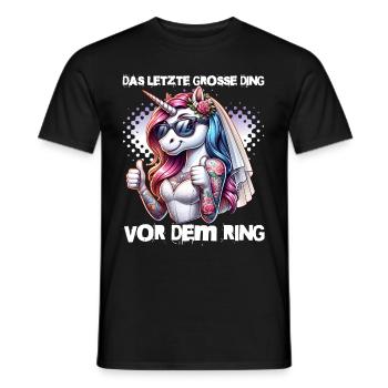Bachelor Party Bride Hen Party Rumbling Women - Men's T-Shirt - black - Front - AI Model Male 178 light (178cm)