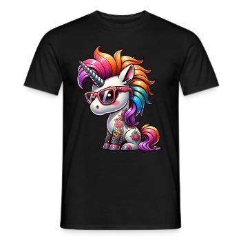 Punk Rock - I'm old but punk is not dead - Men's T-Shirt - black - Front - AI Model Male 178 light (178cm)