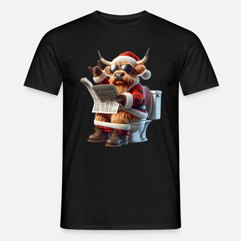 Jultomten Jul Herr & Kvinnor - T-shirt herr - svart
