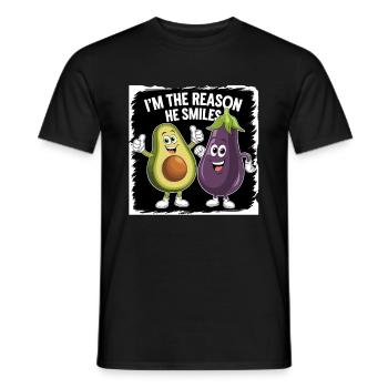 Partner zum Valentinstag fürn Schatz Liebe - Männer T-Shirt - Schwarz - Vorne - AI Model Male 178 light (178cm)