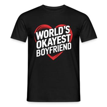 Partner Schatz Valentinstag Liebe lustiger Spruch - Männer T-Shirt - Schwarz - Vorne - AI Model Male 178 light (178cm)