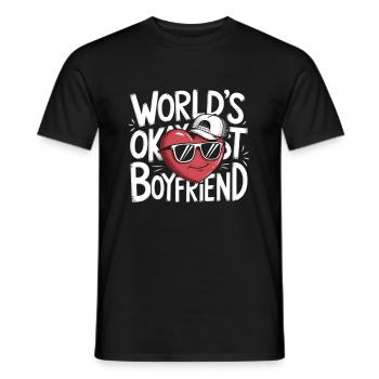 Partner Schatz Valentinstag Liebe lustiger Spruch - Männer T-Shirt - Schwarz - Vorne - AI Model Male 178 light (178cm)