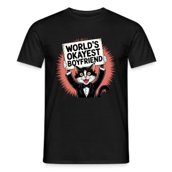 Partner Schatz Valentinstag Liebe lustiger Spruch - Männer T-Shirt - Schwarz - Vorne - AI Model Male 178 light (178cm)