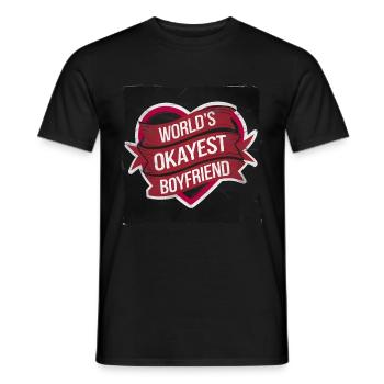 Partner Schatz Valentinstag Liebe lustiger Spruch - Männer T-Shirt - Schwarz - Vorne - AI Model Male 178 light (178cm)