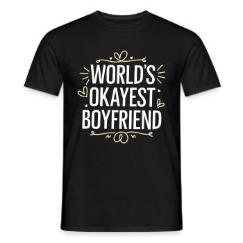 Partner Schatz Valentinstag Liebe lustiger Spruch - Männer T-Shirt - Schwarz - Vorne - AI Model Male 178 light (178cm)