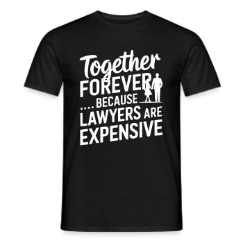 Jahrestag & Hochzeitstag lustigen Spruch Valentine - Männer T-Shirt - Schwarz - Vorne - AI Model Male 178 light (178cm)