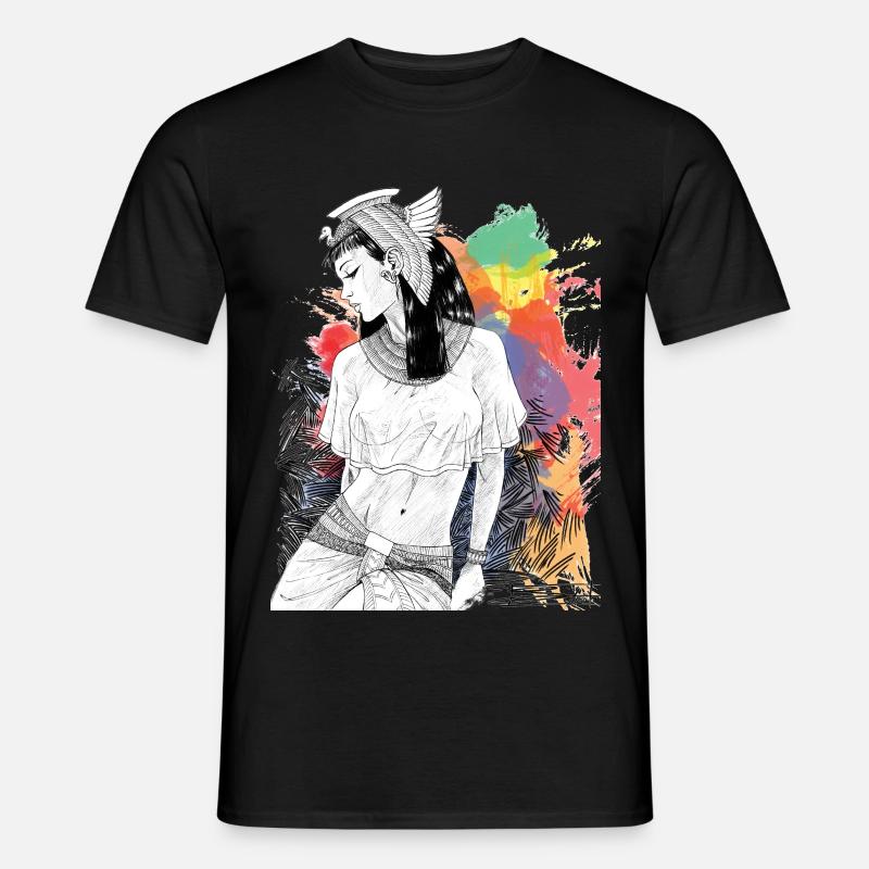 Kleopatra - Männer T-Shirt - Schwarz