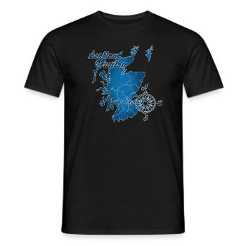 Écosse - T-shirt homme - noir - Devant - AI Model Male 178 light (178cm)
