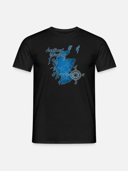 Écosse - T-shirt homme - noir