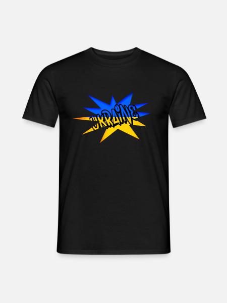 Ukraine - Men's T-Shirt - black