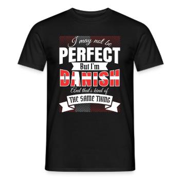 Danois Danois Danois Idée de cadeau Drôle blague - T-shirt homme - noir - Devant - AI Model Male 178 light (178cm)